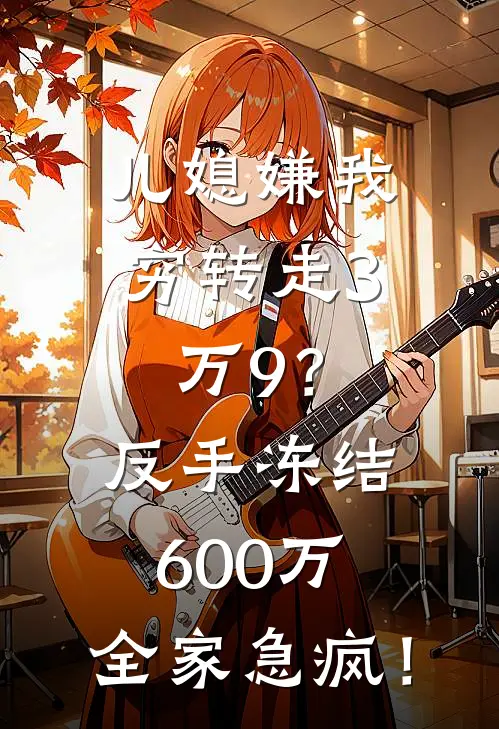 儿媳嫌我穷转走3万9？反手冻结600万，全家急疯！